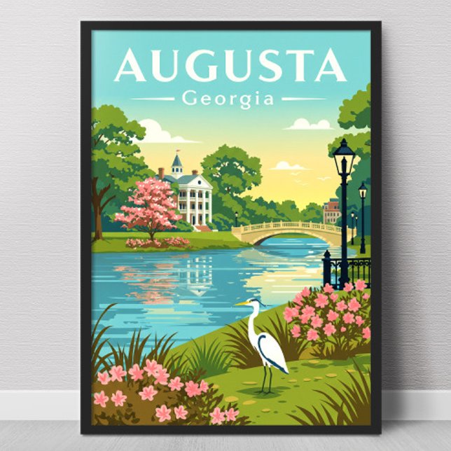 Vintage Augusta Georgia Poster (Creator Uploaded)