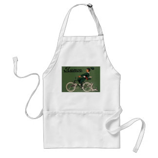 Vintage Aumon Bicycle Advertisement Standard Apron