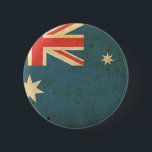 Vintage Australia Flag 6 Cm Round Badge<br><div class="desc">Vintage Australia Flag</div>