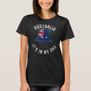 Vintage Australia Flag It Is In My Dna Australia T-Shirt