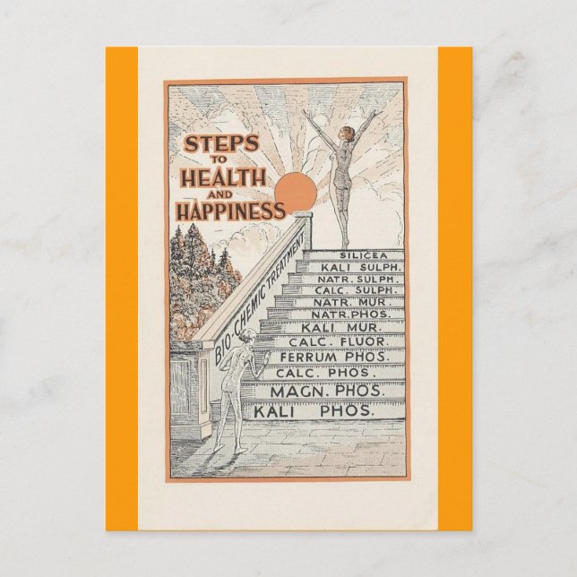 Vintage Australian advertisement vitamins postcard (Front)