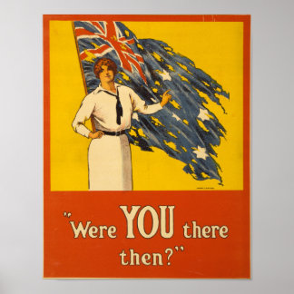 Vintage Australian Enlistment poster