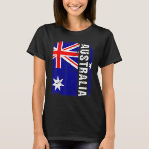 Vintage Australian Flag Australia Pride Roots Heri T-Shirt