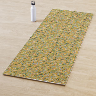 Vintage Australian Wattle Yoga Mat