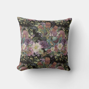 Vintage Australian Wildflowers Cushion