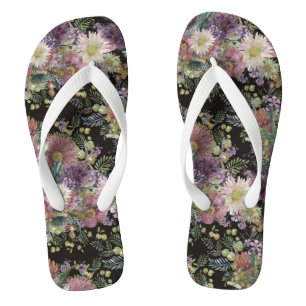 Vintage Australian Wildflowers Jandals