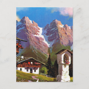 Vintage Austria, Bildstock, Tyrolean village Postcard