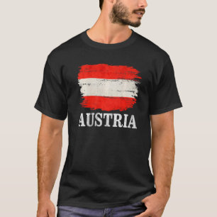 Vintage Austria Flag For Austrian T-Shirt