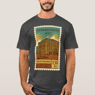 Vintage Austria Postage Stamp Shirt