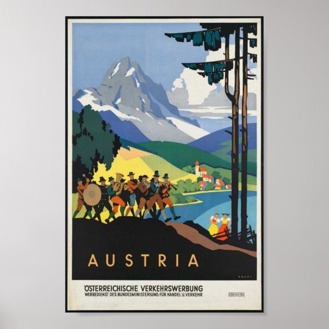 Vintage Austria Poster (Front)