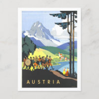 Vintage Austria Travel Poster