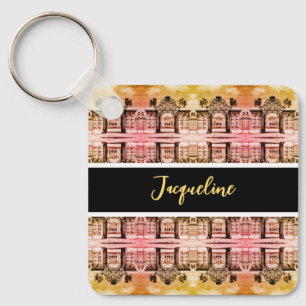 Vintage Austria Vienna Belvedere castle gate Key Ring