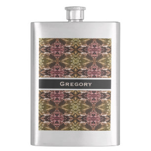 Vintage Austria Vienna Belvedere park overview Hip Flask