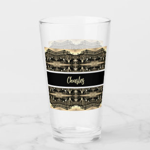 Vintage Austria Vienna Fiaker Staatsoper opera Glass