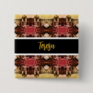 Vintage Austria Vienna Hofburg Palace 1970 15 Cm Square Badge