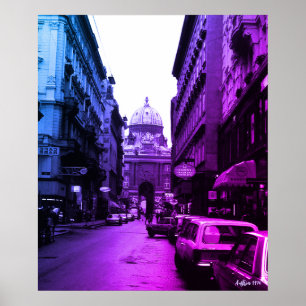 Vintage Austria Vienna Imperial Palace Poster