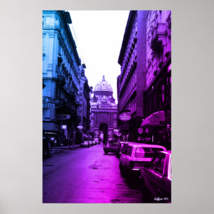 Vintage Austria Vienna Imperial Palace Poster