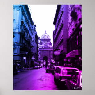 Vintage Austria Vienna Imperial Palace Poster