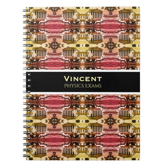 Vintage Austria Vienna parliament Notebook (Front)