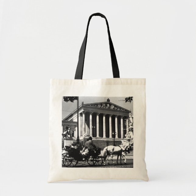 Vintage Austria Vienna parliament Tote Bag (Front)