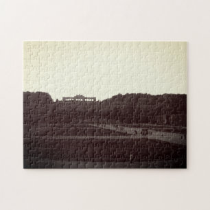 Vintage Austria Vienna Schonbrunn Gardens 1970 Jigsaw Puzzle