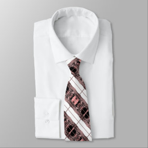 Vintage Austria Vienna Schonbrunn houses Tie