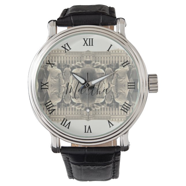 Vintage Austria Vienna Schonbrunn houses Watch (Front)