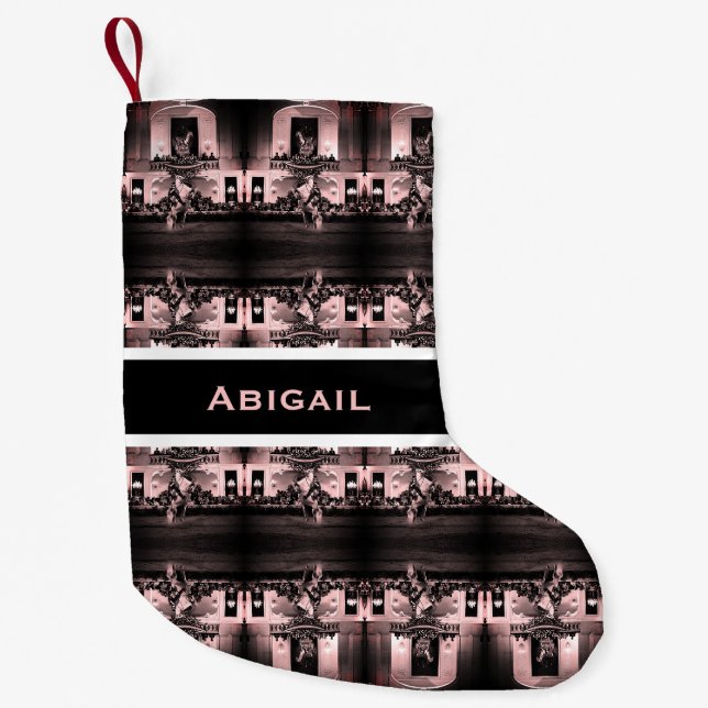 Vintage Austria Vienna Spanish Courbette Small Christmas Stocking (Front)