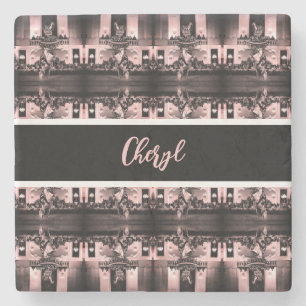 Vintage Austria Vienna Spanish Courbette Stone Coaster