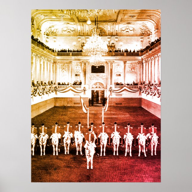 Vintage Austria Vienna Spanish Riding-School Poster (Front)