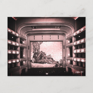 Vintage Austria Vienna Staatsoper opera inside Postcard