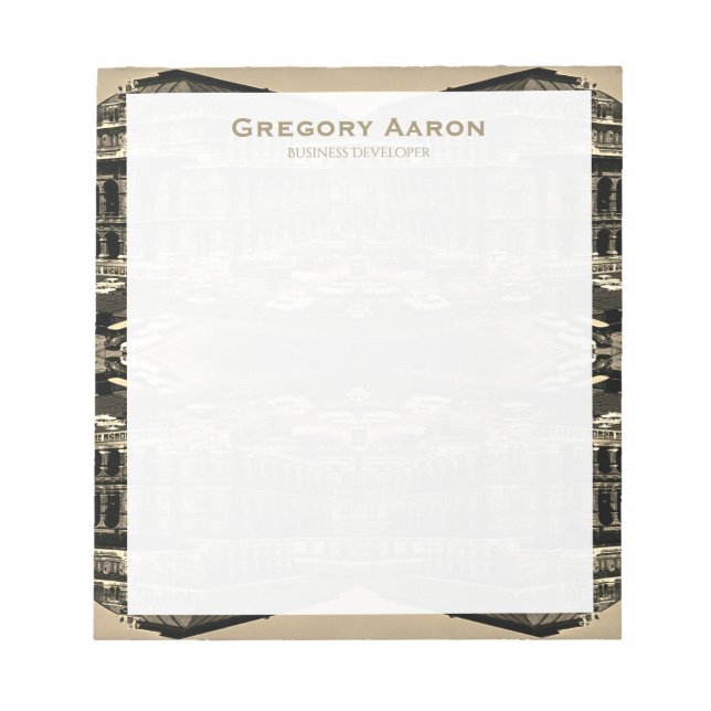 Vintage Austria Vienna Staatsoper opera Notepad (Front)