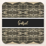 Vintage Austria Vienna Staatsoper opera Square Paper Coaster<br><div class="desc">Vintage Austria Vienna Staatsoper opera</div>