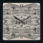 Vintage Austria Vienna Staatsoper opera Square Wall Clock<br><div class="desc">Vintage Austria Vienna Staatsoper opera</div>