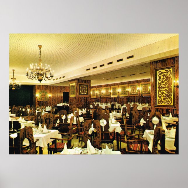 Vintage   Austria, Vienna, Viennese restaurant Poster (Front)