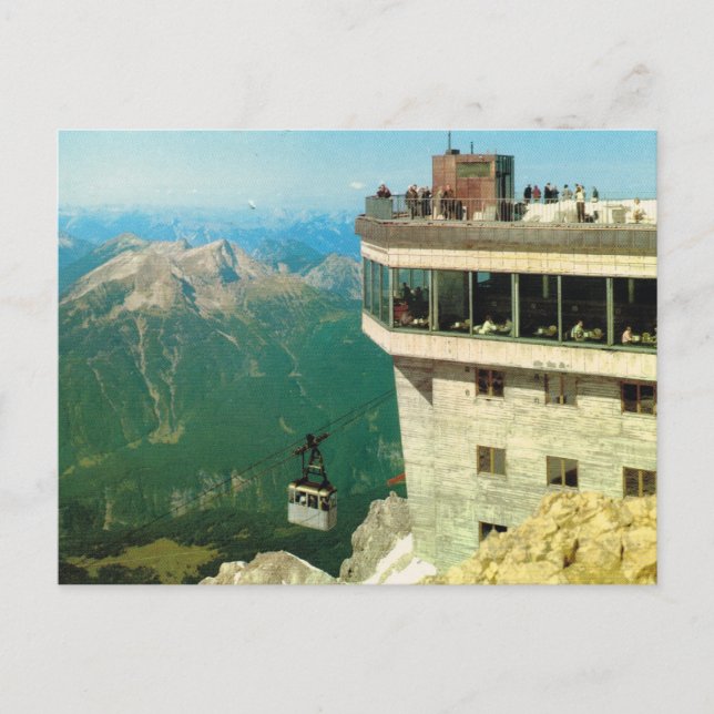 Vintage Austria, Zugspitz Postcard (Front)