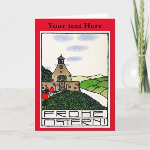 Vintage Austrian Thank You Card