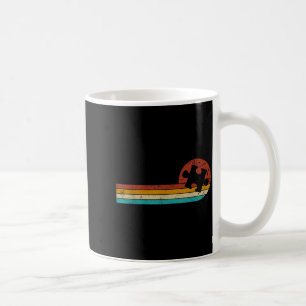 Vintage Autism Puzzle Mom Dad Autism Awareness Coffee Mug