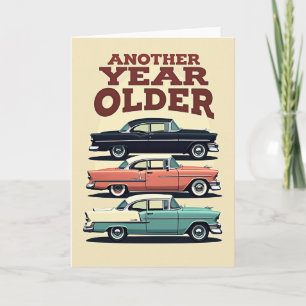 Vintage Auto Celebration Card