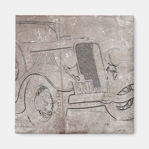 Vintage Auto Magnet