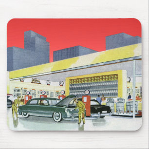 Vintage Auto Mechanics Complete Car Service Garage Mouse Pad