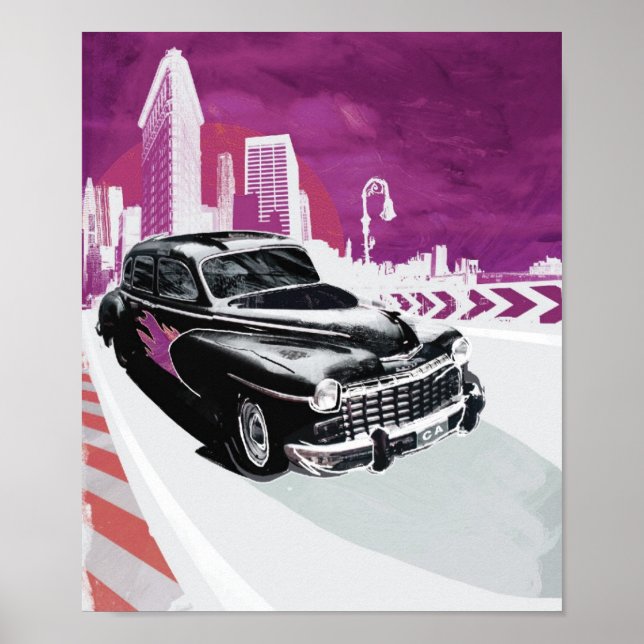 Vintage Auto Poster (Front)