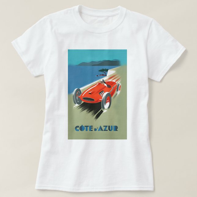 Vintage Auto Racing T-Shirt (Design Front)