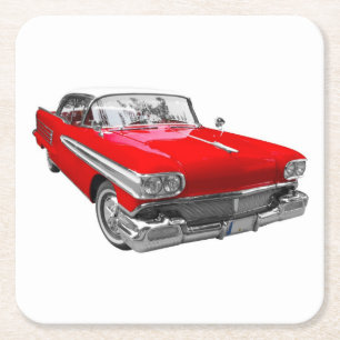 Vintage Automobile Coaster Set