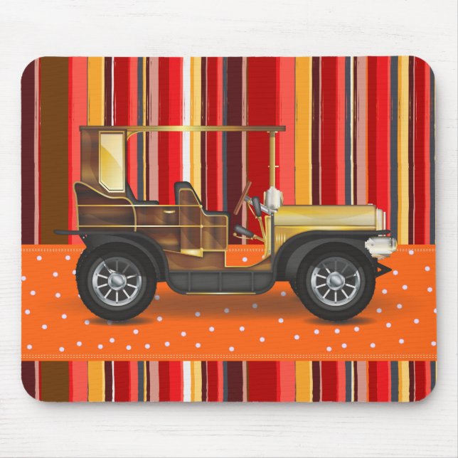 Vintage Automobile Mouse Pad (Front)