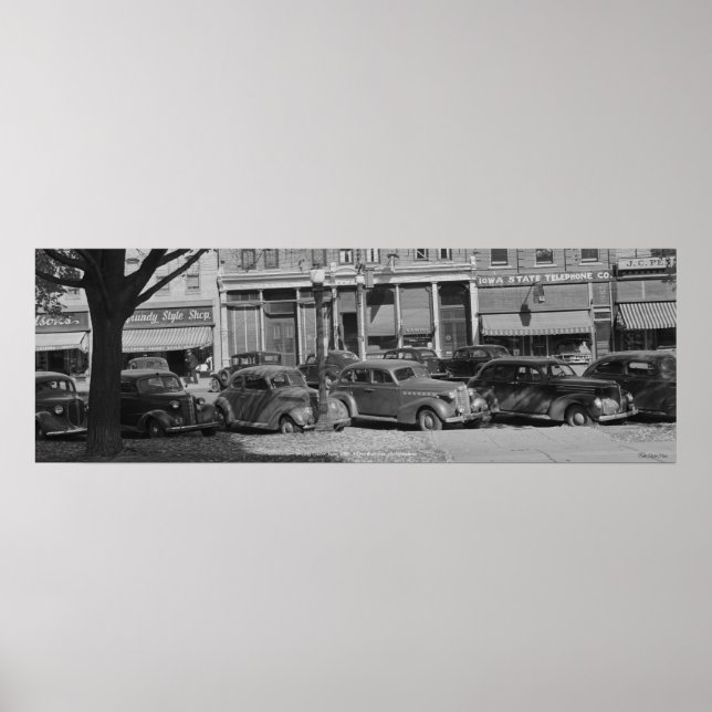 Vintage Automobiles Poster (Front)