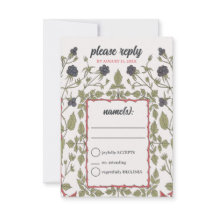 Vintage Autumn Blackberries RSVP