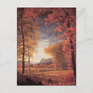 Vintage Autumn Colours Postcard