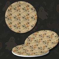 Vintage Autumn Ghosts & Black Cats Halloween