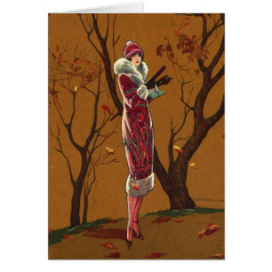 Vintage - Autumn Lady,